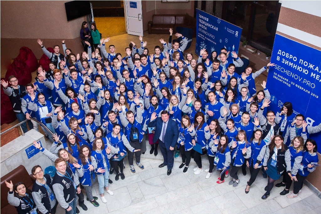 Sechenov University Graduates Celebrating Their Degrees in Moscow Russia