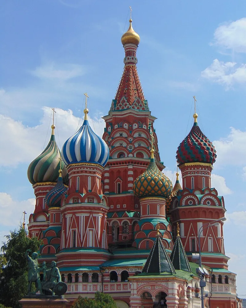 Saint Basil's Cathedral in Moscow, Russia
